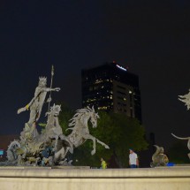 Fountain on the Gran Plaza of Monterrey